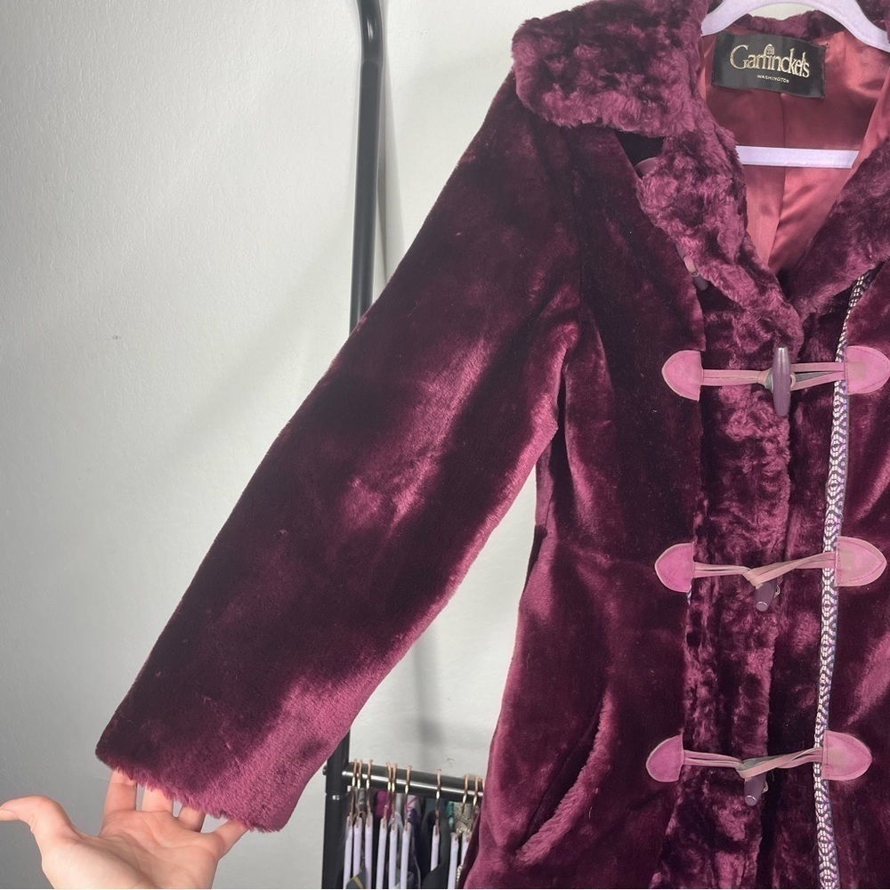 VINTAGE 1970s Garfinckel’s Washington Glenorba North Bay by Glenoit Long Coat - Picture 2 of 15